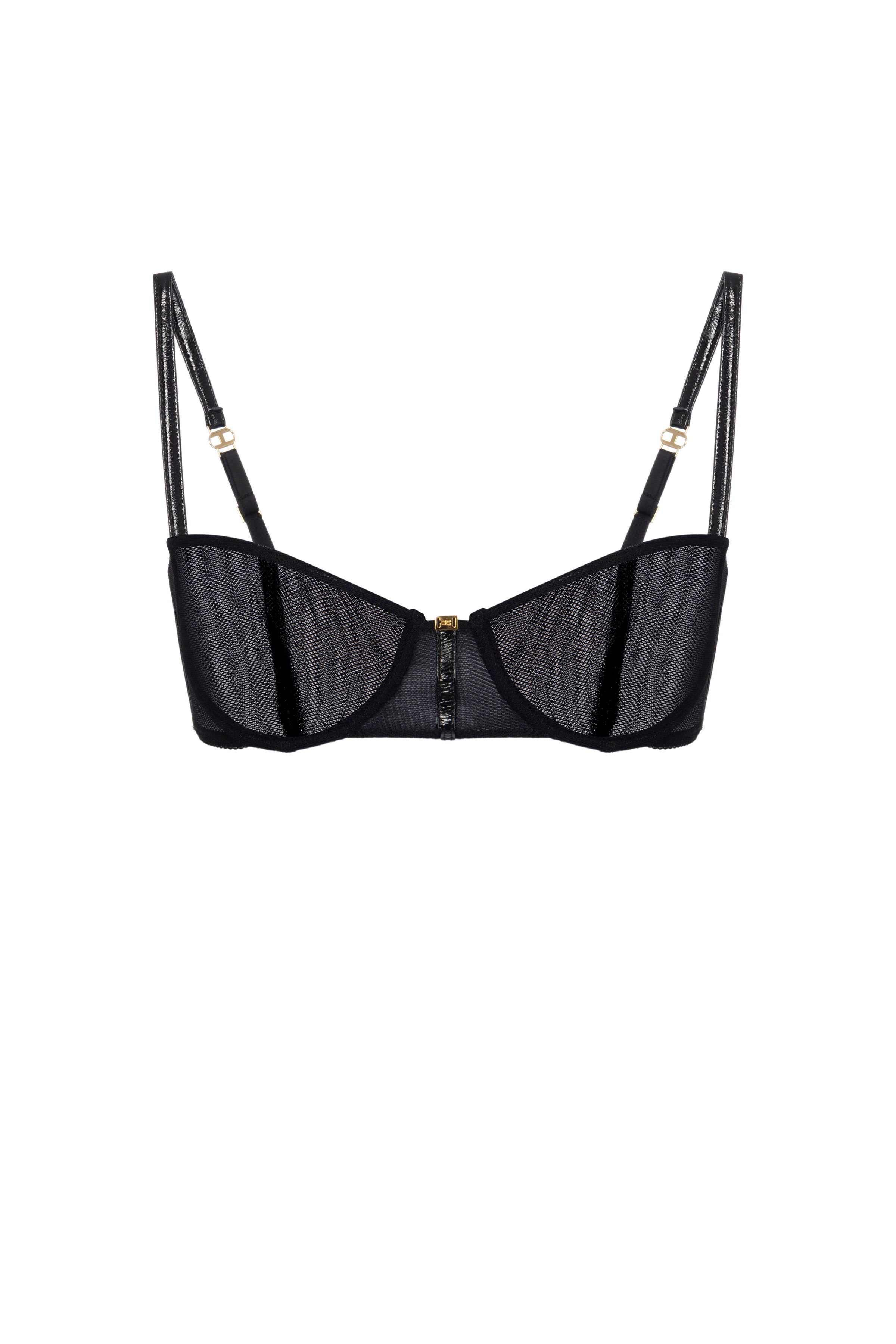 Bra in stretch tulle fabric