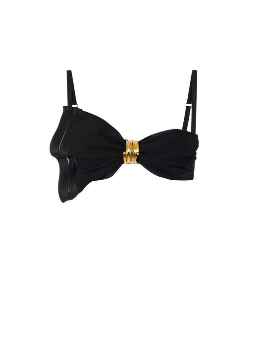 Bra in satin and tulle
