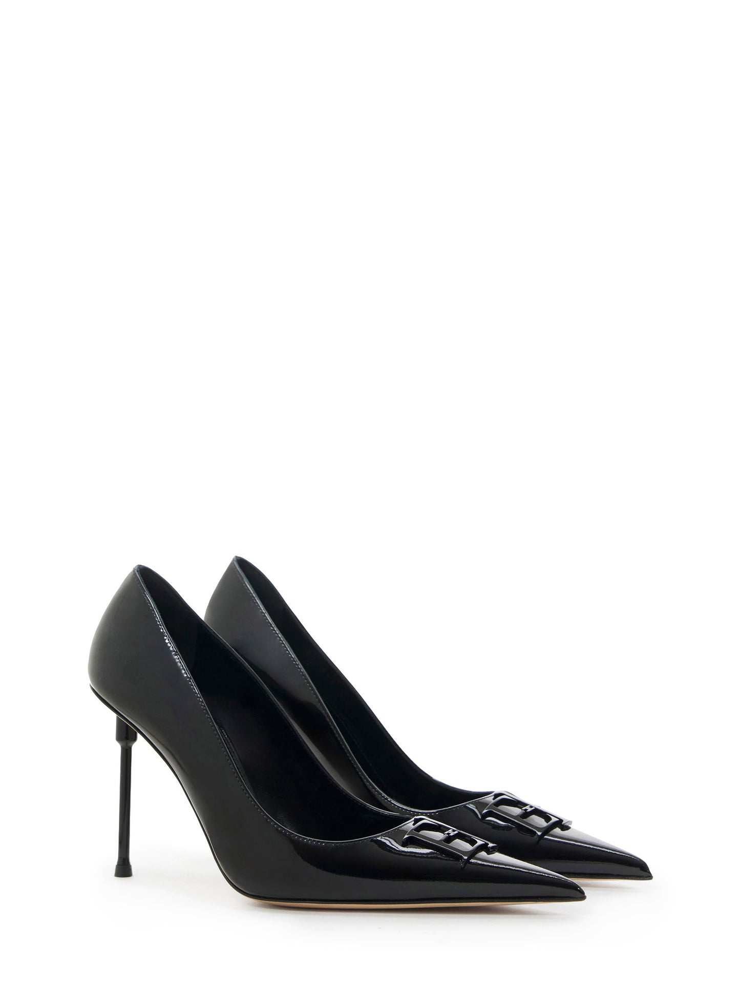 Patent leather pumps