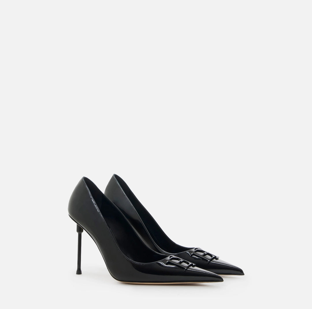 Patent leather pumps