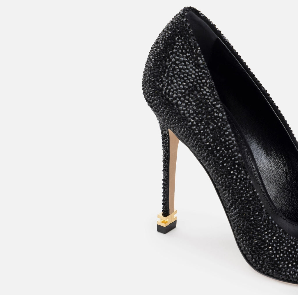 Strass pumps with logo Étoile