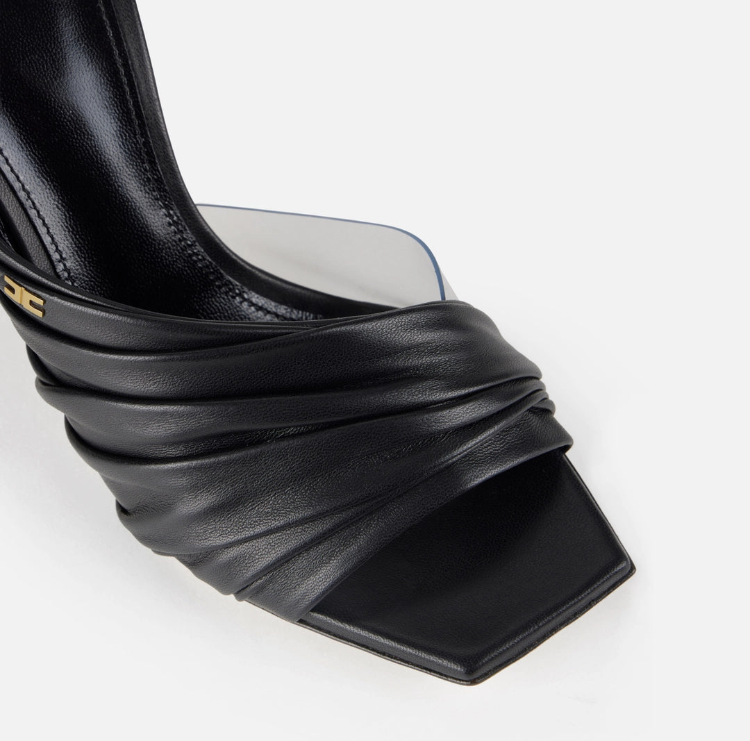 Nappa leather sandals