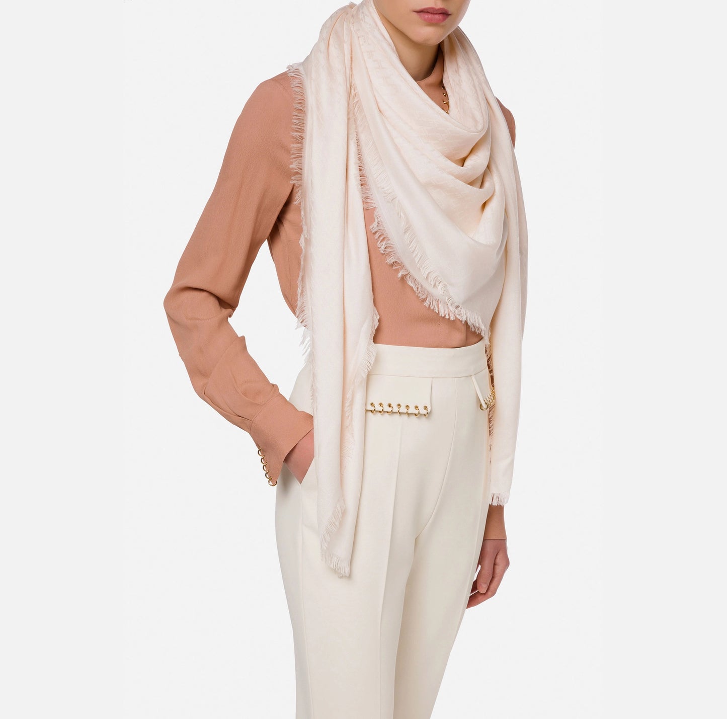 Elisabetta Franchi Light Pashmina Scarf