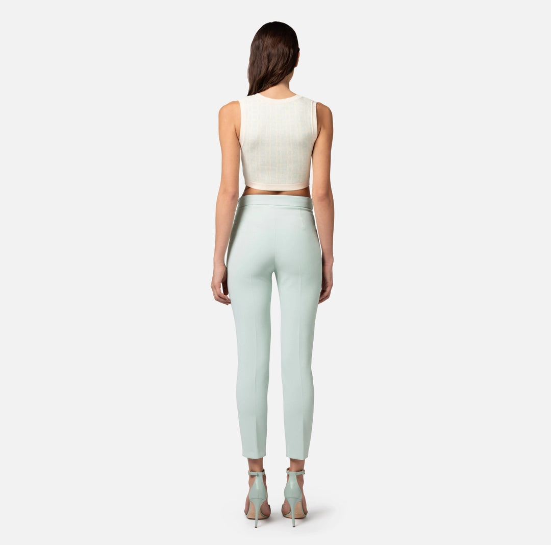 All-over jacquard logo top | LAST PIECE: 40
