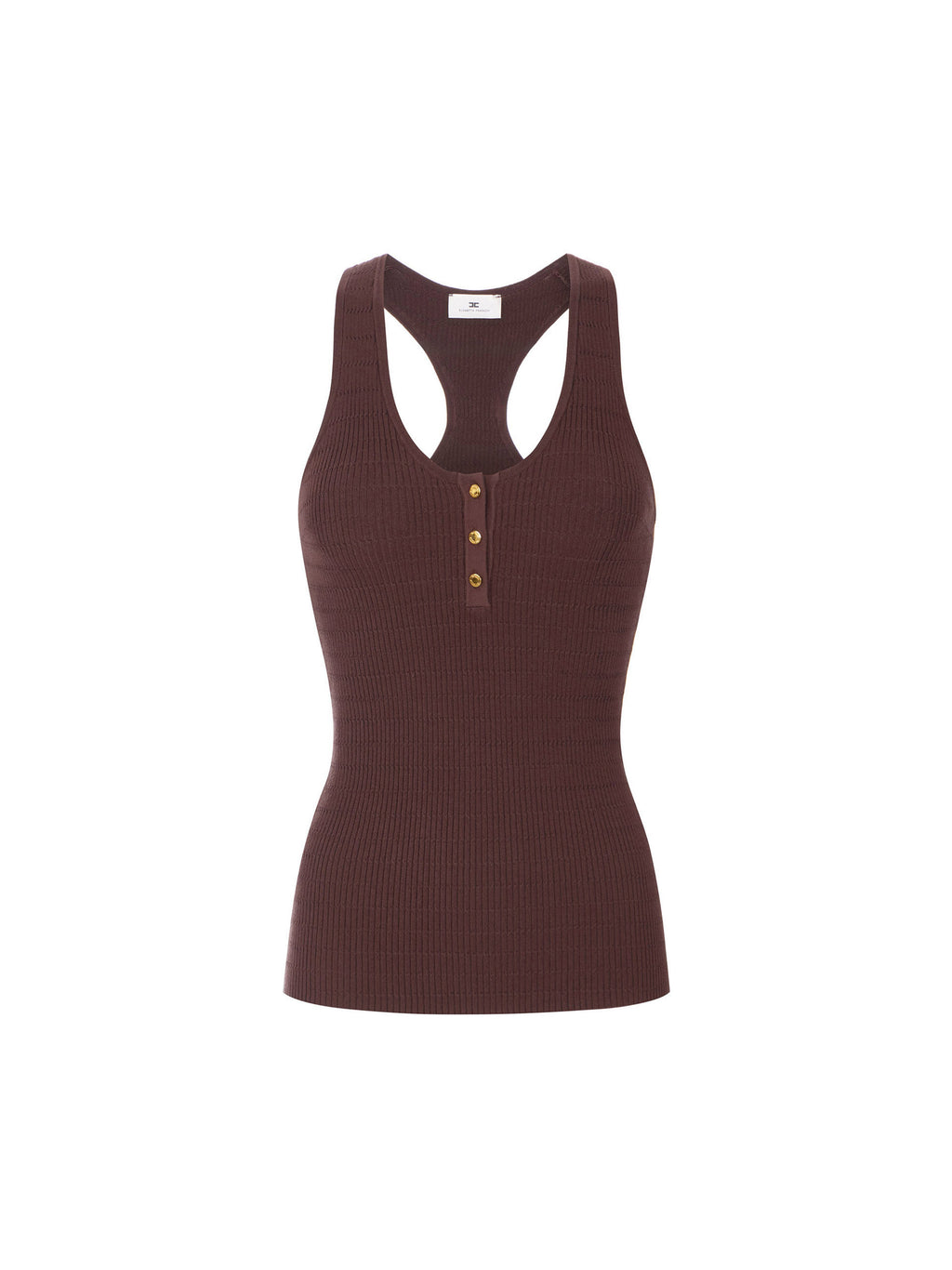 Micro-braided knit top