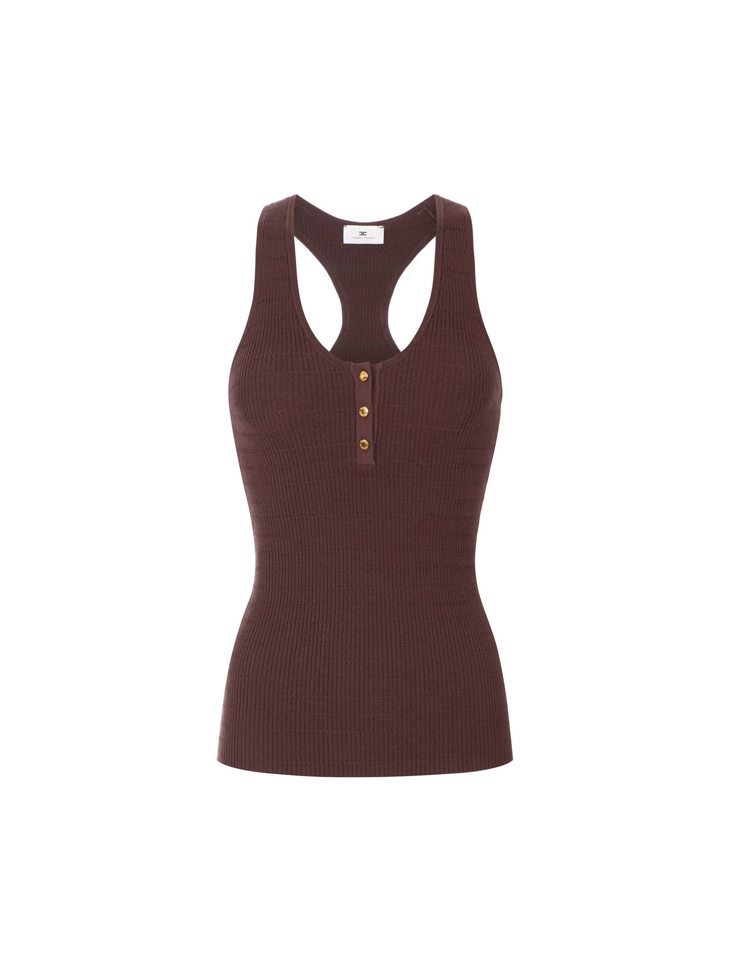 Micro-braided knit top