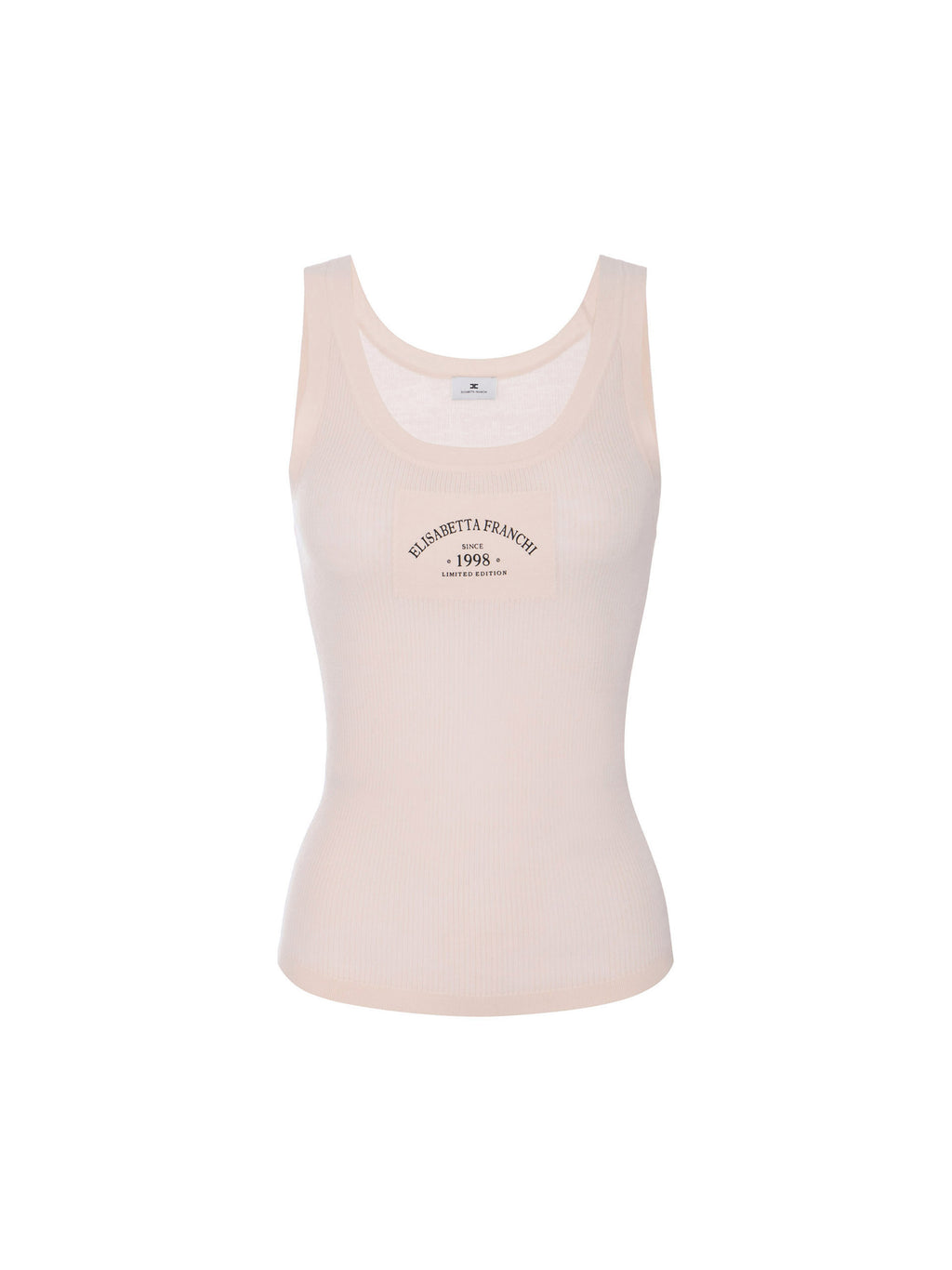 Knit top with logo