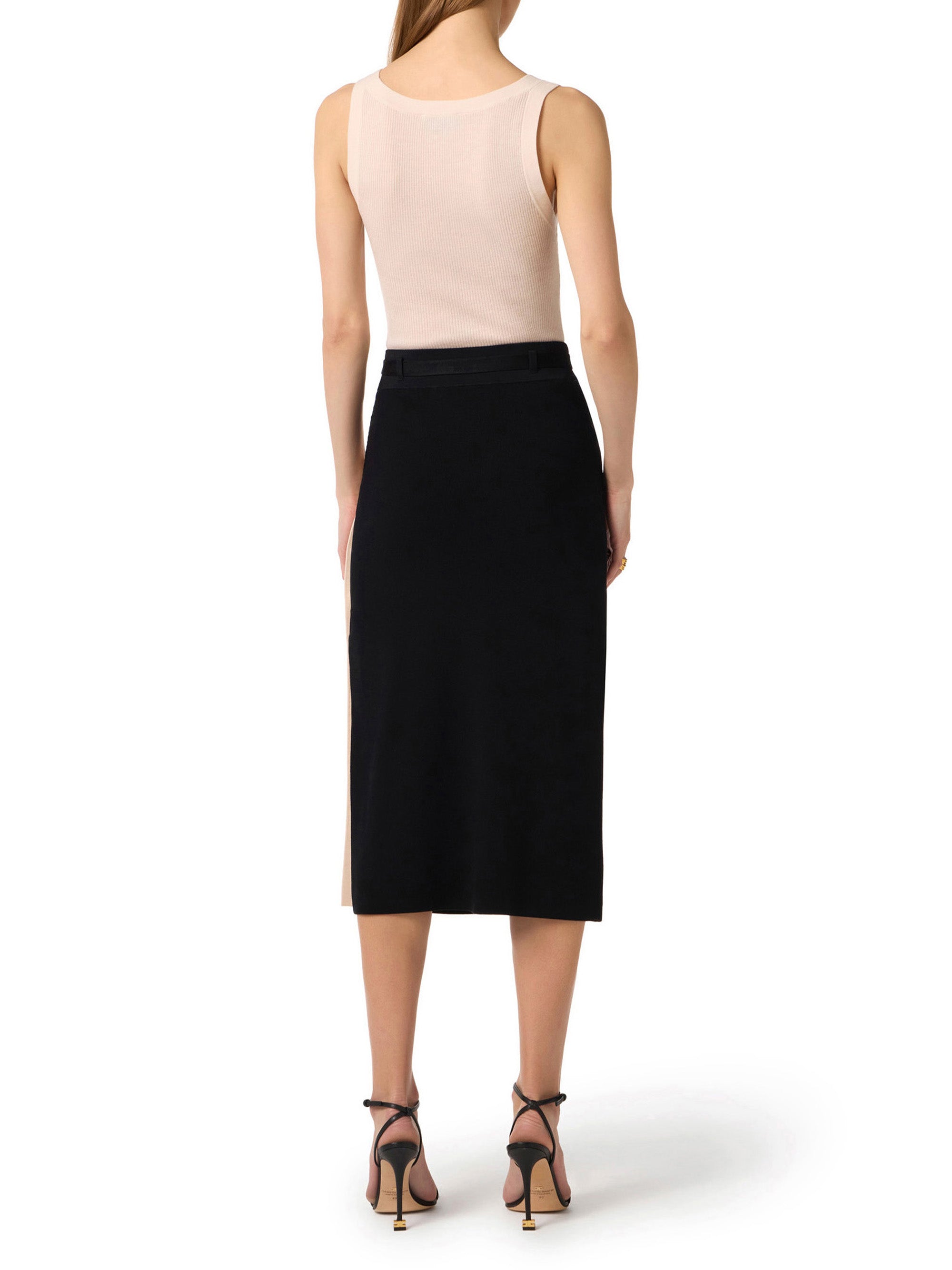 Knit top with logo