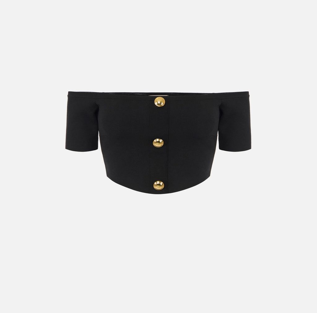 Top in knit fabric