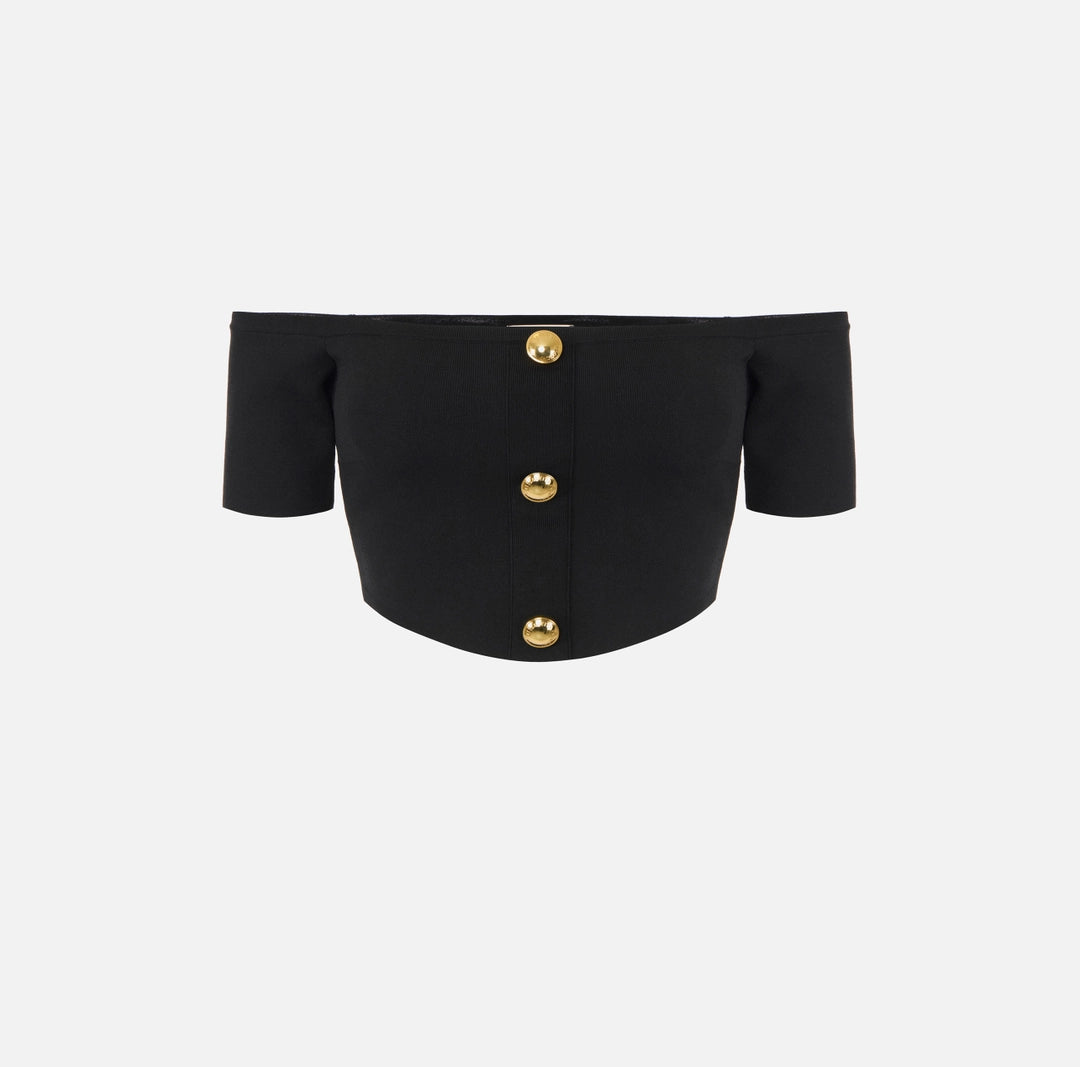 Top in knit fabric