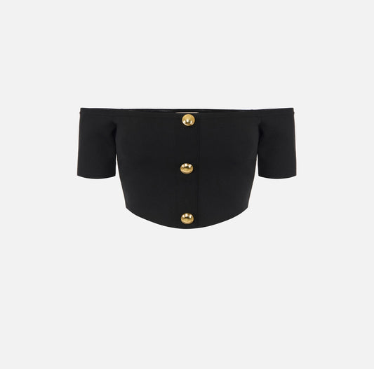 Top in knit fabric