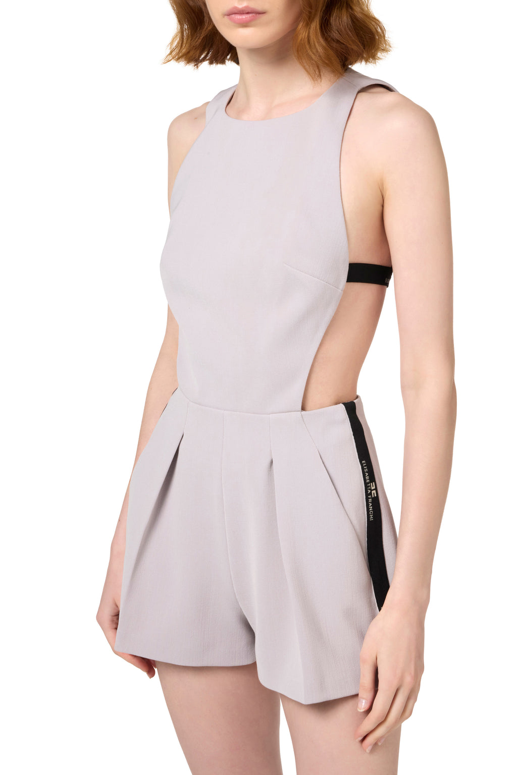 Cool wool romper suit with logoed elastic band | LAST PIECE: 40
