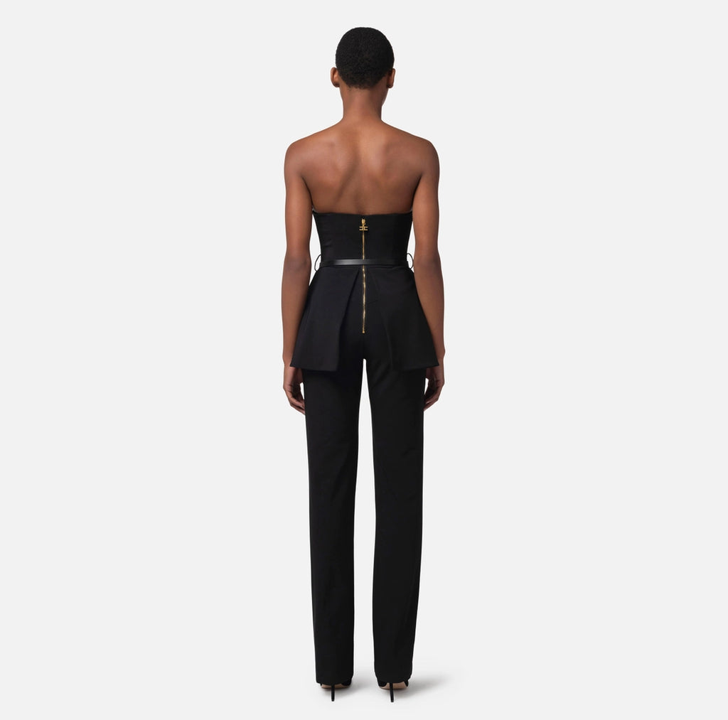 Technical fabric jumpsuit with bodice | LAST PIECE: 40