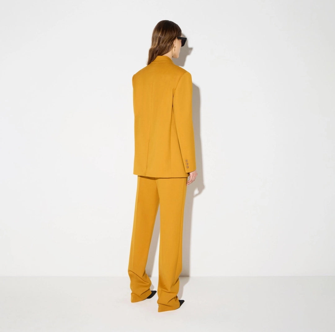 Jacket in gabardine fabric